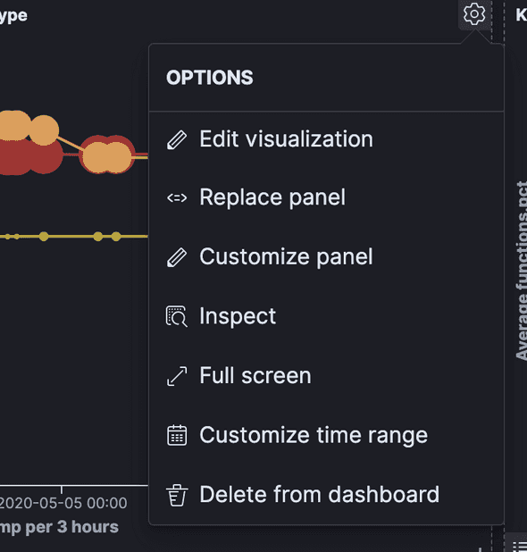 context menu panel