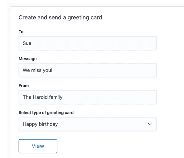 greeting card story create greeting card story create
